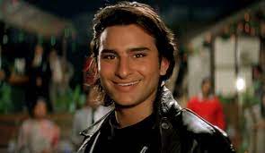 Transitioning into a modern and trendy image, Saif sported casual jackets, denim, and shirts in Yeh Dillagi.